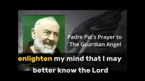 Padre Pio’s Guardian Angel Prayer