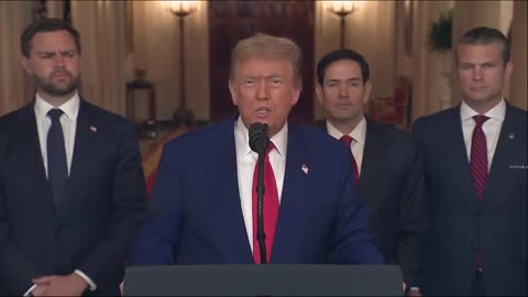 President Trump Addresses The Nation After Strikes On Iranian Nuclear Sites