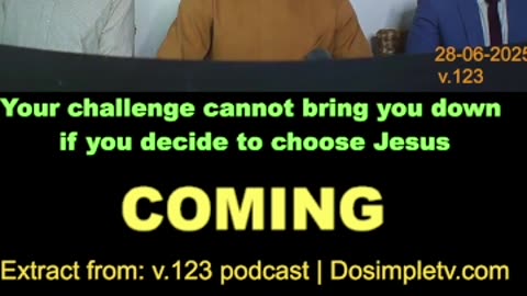 Your challenges cannot bring you down if you decide