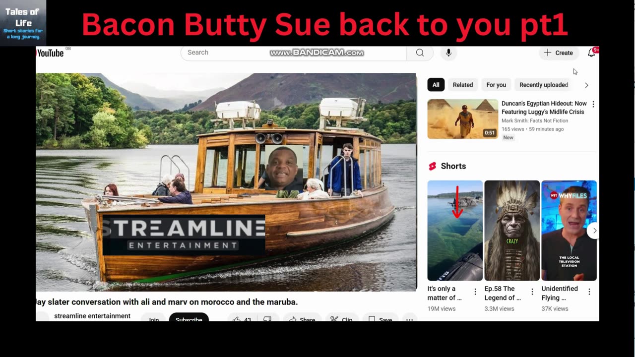 Bacon Butty Sue its back to you pt1