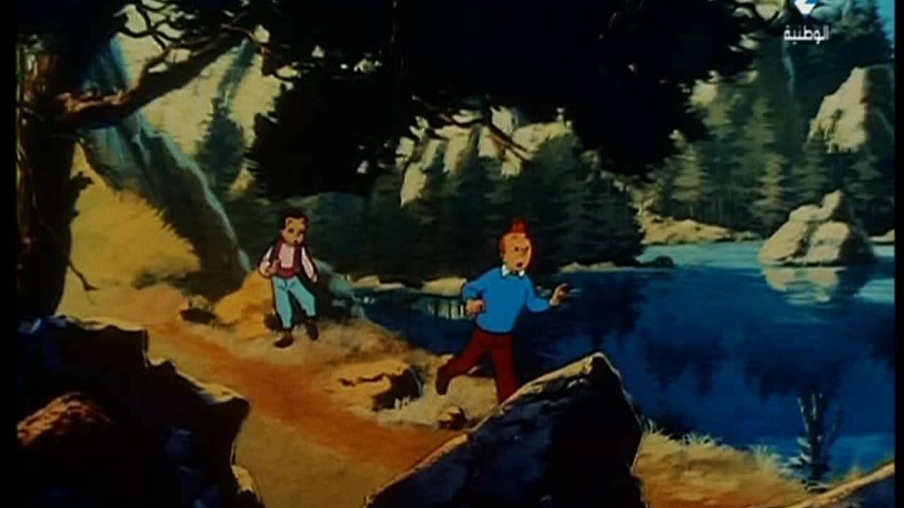 الفيلم الكرتوني تان تان و سر البحيرة