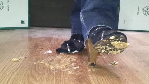 Crushed Under High Heel Sandals