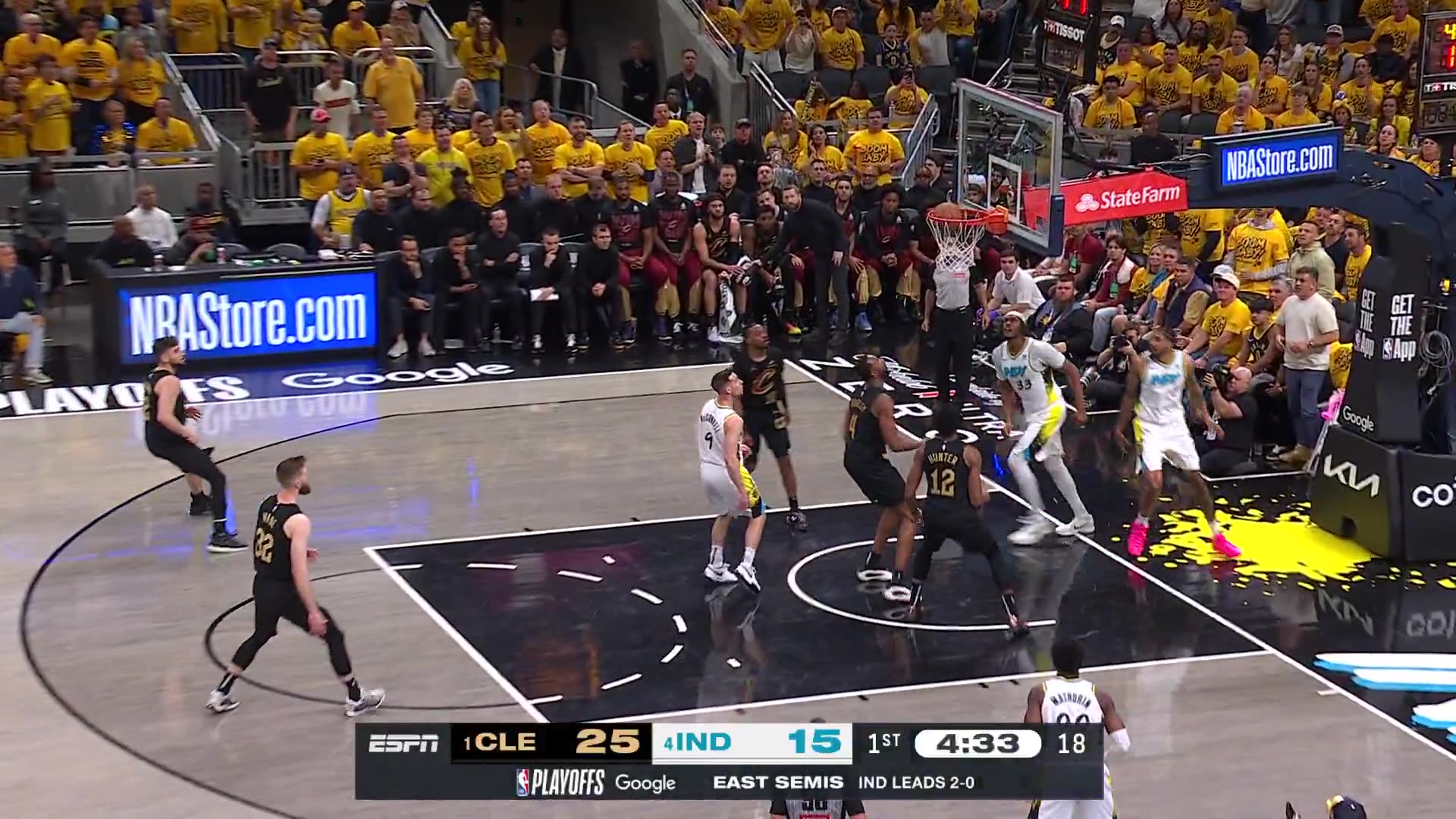 NBA - Myles Turner POWERING the Pacers early ๐ช