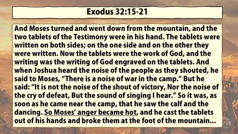The Frightful Reality of Human Unfaithfulness - Exodus 32 - Less 23