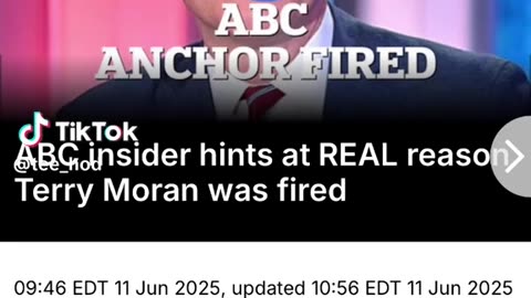 ABC insider hints at REAL reason Terry Moran was fired.