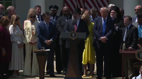 President Trump Participates in a National Day of Prayer Event
