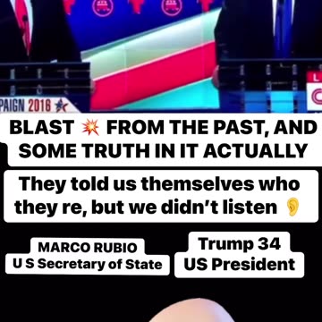 From The Past: They Told Us With Their Own Mouths Who They Are - Many Didn't Listen