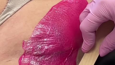Underarm Waxing Using Sexy Smooth Tickled Pink Hard Wax | @BaldehBeautyBar