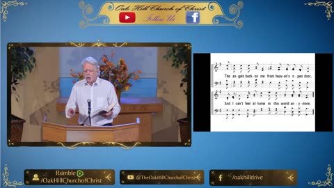 Oak Hill Church of Christ Worship Stream Live!