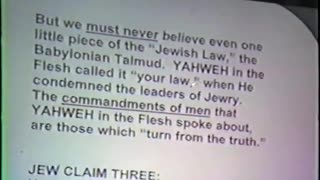 James Wickstrom - YHVH - The word is NOT jewish ( Only left side sound )