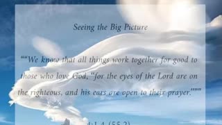 Seeing The Big Picture