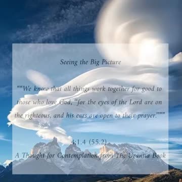 Seeing The Big Picture