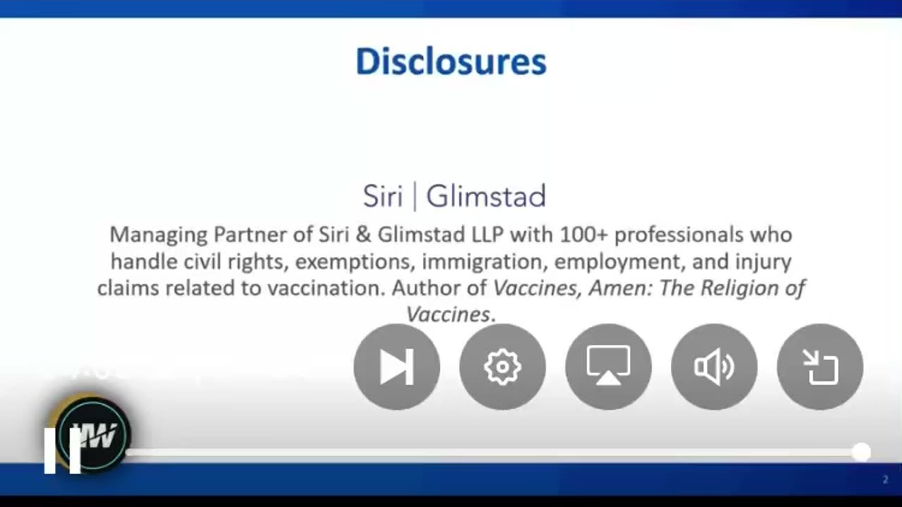 Aaron Siri : vaccines
