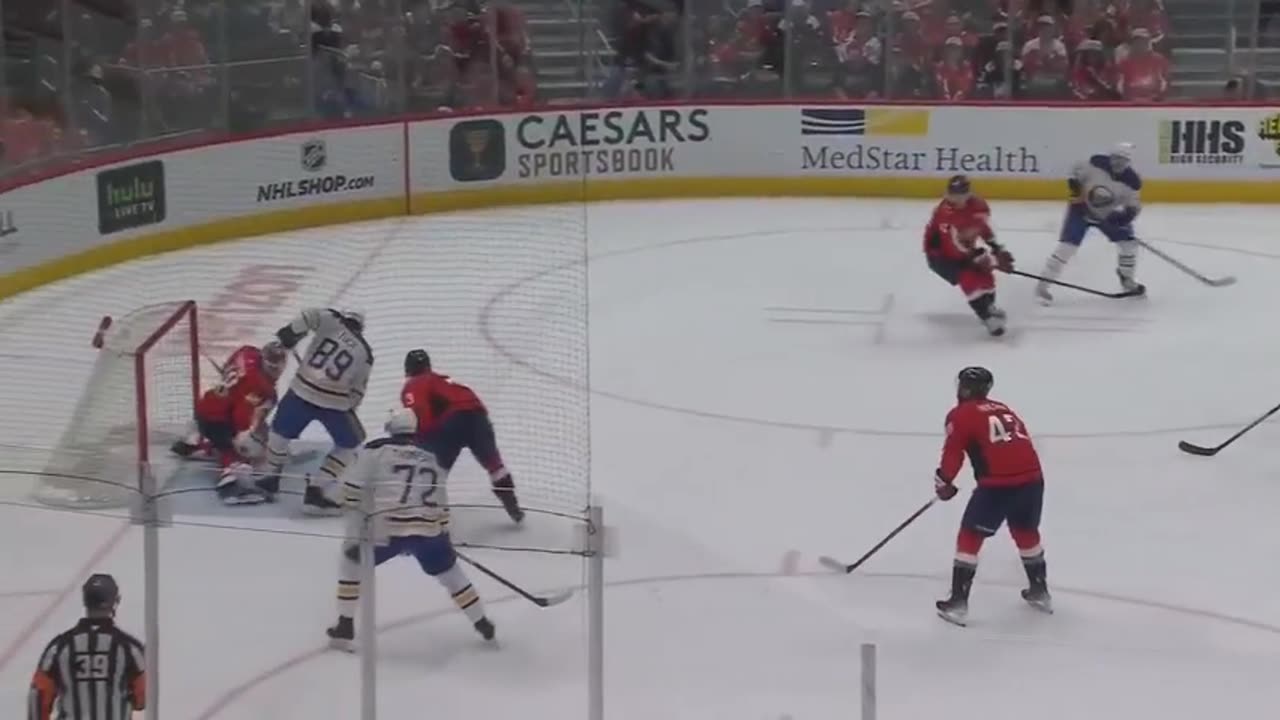 US Sports Ice Hockey Feat. Highlights Sabres vs. Capitals