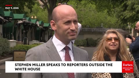 Stephen Miller Defends Hardline Immigration Policies In Press Gaggle With Reporters