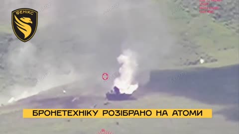 Ukrainian UAS Regiment "Phoenix" destroyed a Russian IFV with precise FPV drone