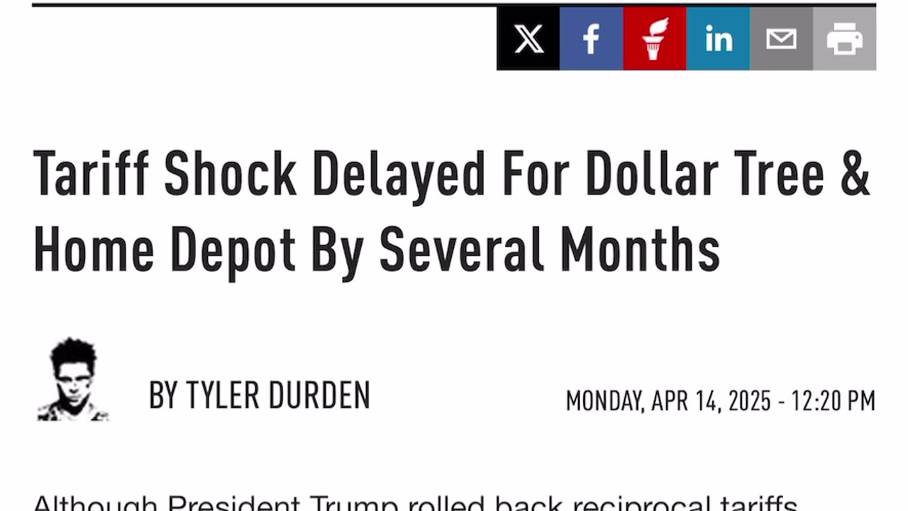 Tariff repercussions