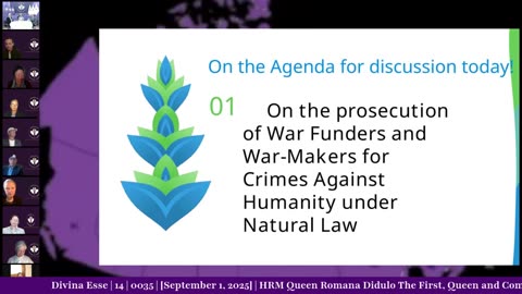 HRM Prosecution of WAR FUNDERS and WAR-MAKERS for CRIMES Against HUMANITY under NATURAL LAW. A1 12