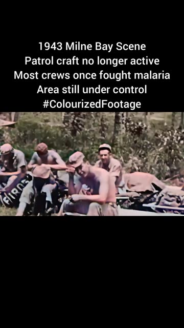 1943 Milne Bay Scene