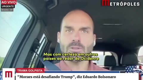Eduardo Bolsonaro: "Moraes está desafiando Trump"