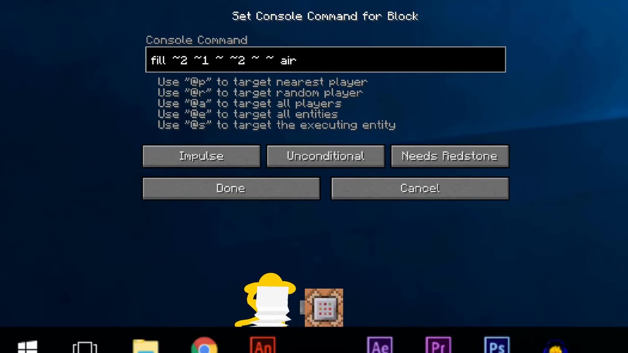 Command Blocks - Animation vs. Minecraft Shorts EP11🎬❤️⏰👨‍👨‍👧‍👧