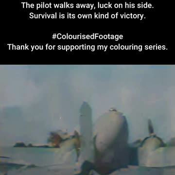 Bringing It Home US Pilot Crash Lands P-38 Lightning #ColourisedHistory