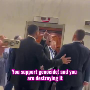 Itamar Ben-Gvir today at the U.S. Capitol was confronted and completely lost it