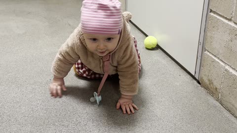 Baby Kayla Stands Up By Herself | Heartwarming Milestone Clip