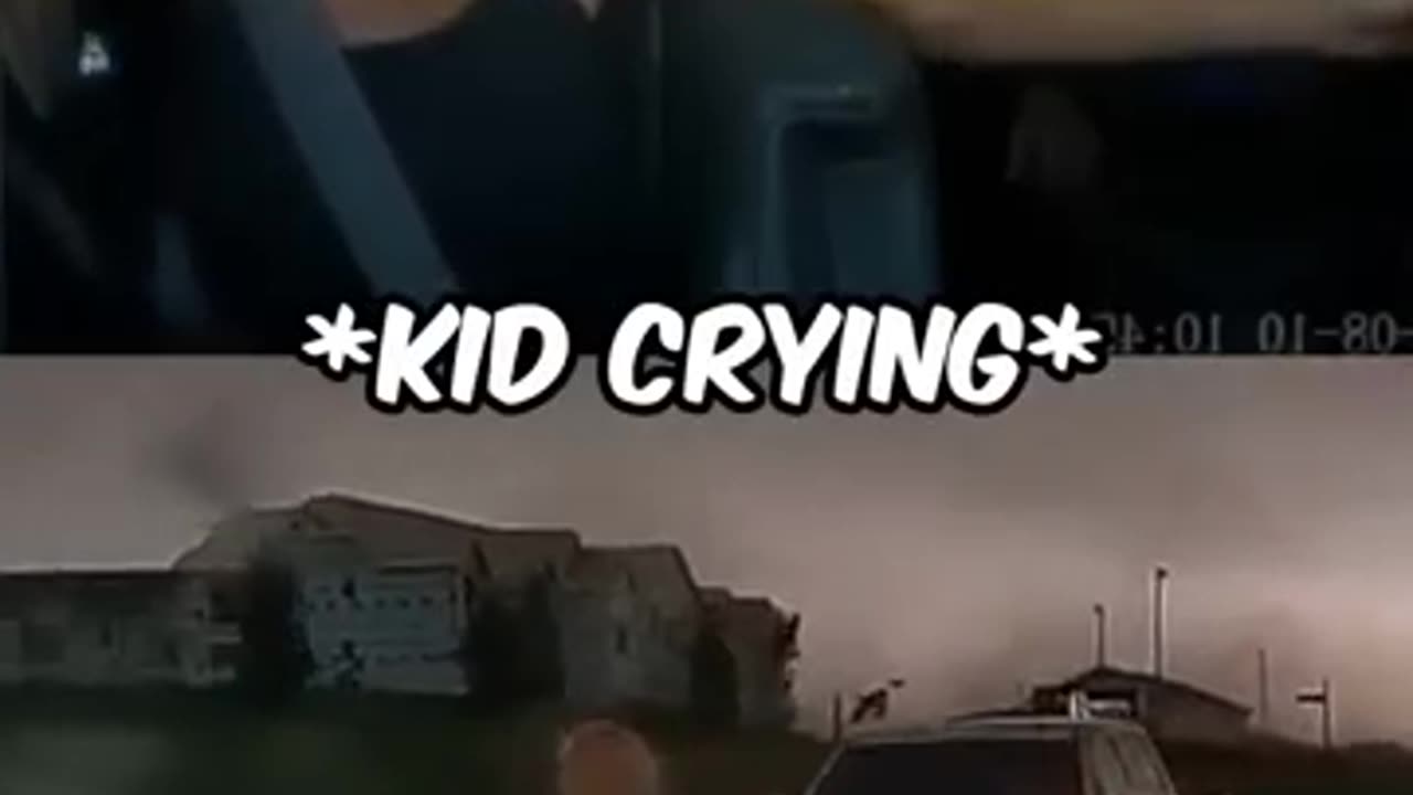 Family Gets Stuck in Tornado Chaos!️ @ahhyeah