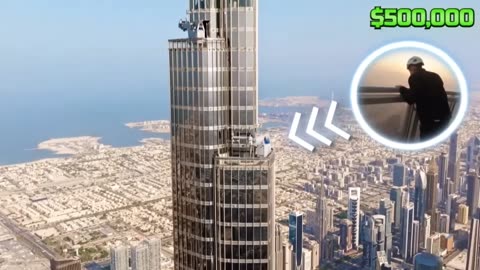 MR BEAST ON THE TOP OF BURJKHALIF 2700 FEET 160 FLOORS @Mrbeast