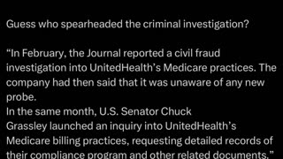🔥 United Health CEO Assassinated: QSSI, Obama Ties, and a $8.7B Fraud Scandal