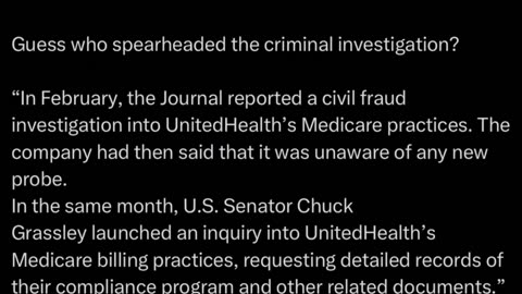 🔥 United Health CEO Assassinated: QSSI, Obama Ties, and a $8.7B Fraud Scandal
