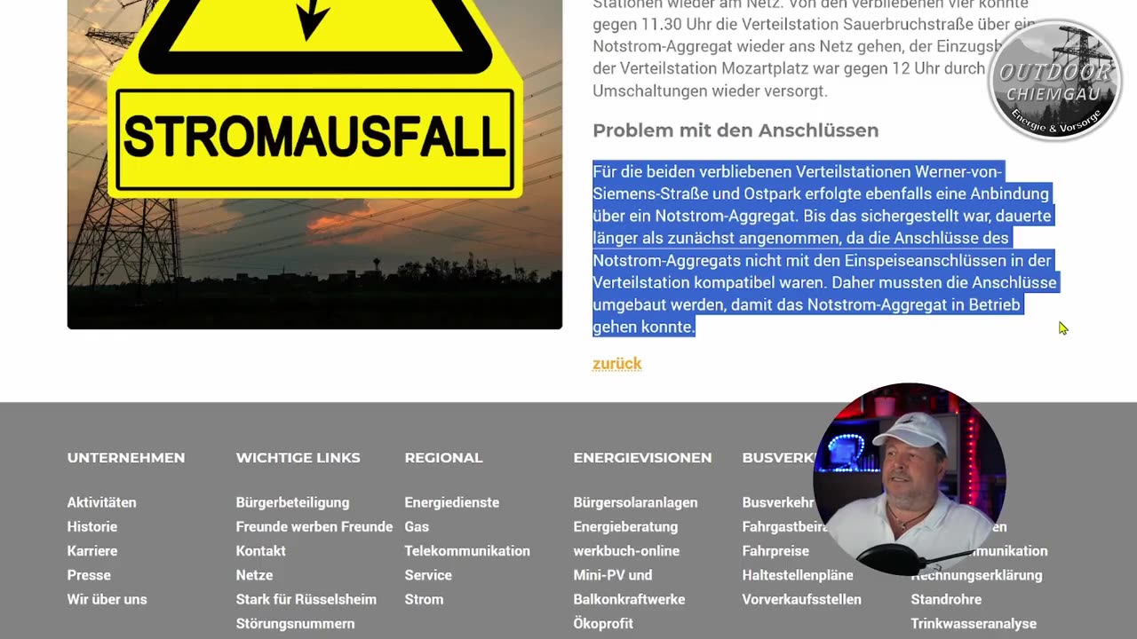 3x Stromausfälle Rüsselsheim - bist du der nächste ? - Zustand Stromnetz