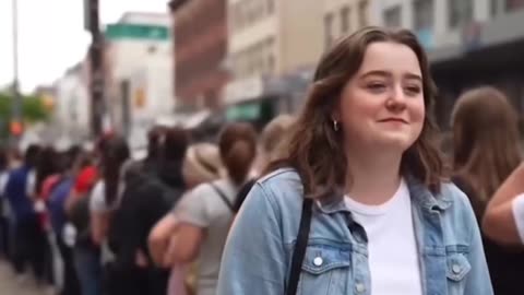 “iPhone 17 Launch Hype: Man Interviews Fans Waiting in Line | Apple 2025 Release”