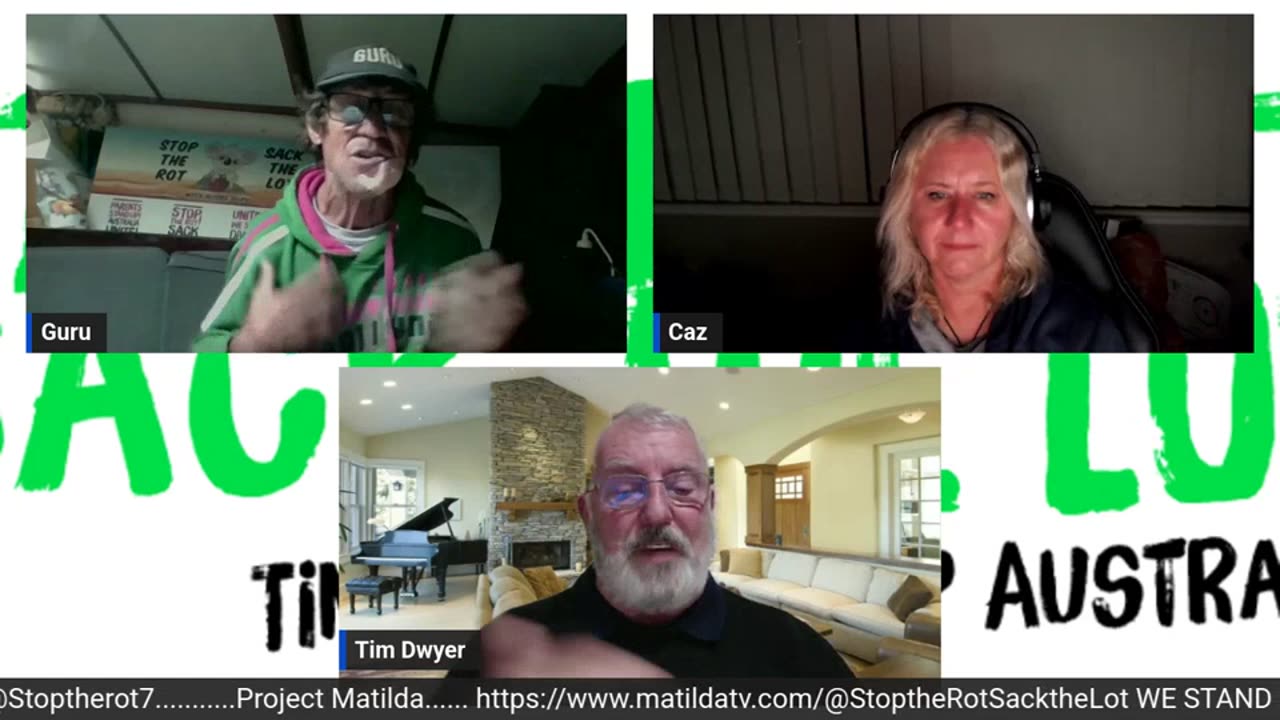 Guru and Caz with Tim Dwyer Monday 19th May 2025
