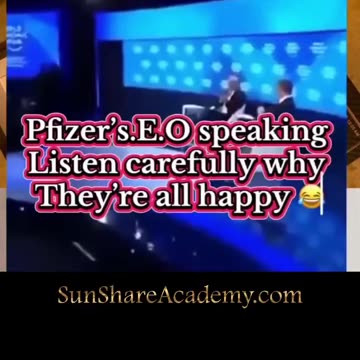 Listen very carefully to what Pfizer CEO Albert Bourla says at The World Economic Forum.