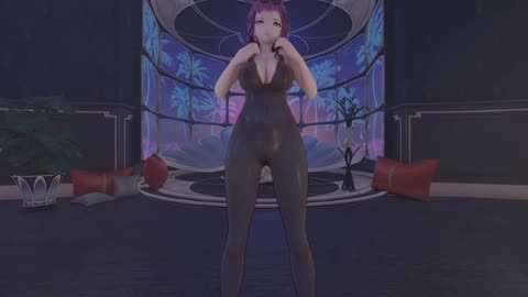 VR 8K Kafka 卡芙卡 Body on my mind【崩壊_スターレイル Honkai_ Star Rail MMD _ 60FPS】MMD VR180 3D animation