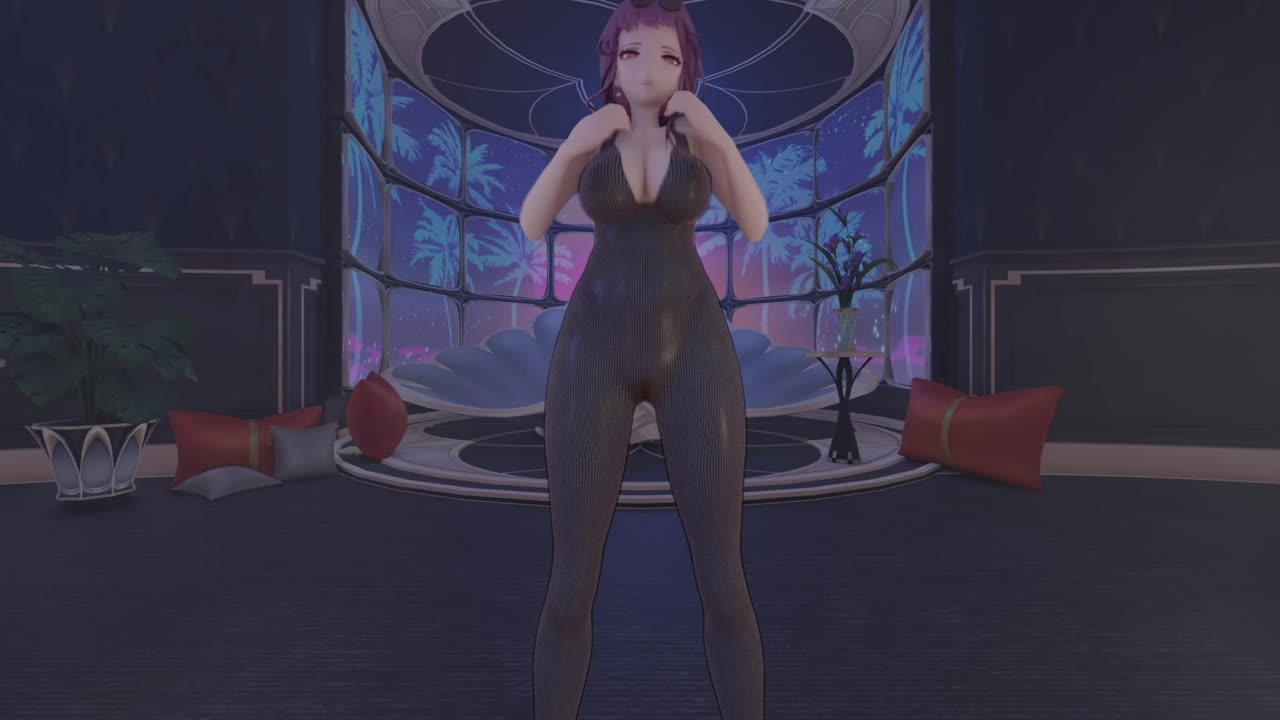 VR 8K Kafka 卡芙卡 Body on my mind【崩壊_スターレイル Honkai_ Star Rail MMD _ 60FPS】MMD VR180 3D animation