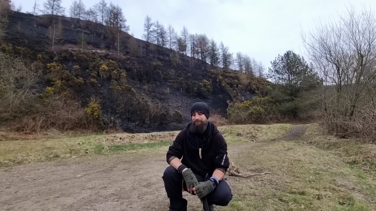 Living FULL TIME in a tent, dealing with WILD FIRES! - UK 🇬🇧 Nomads