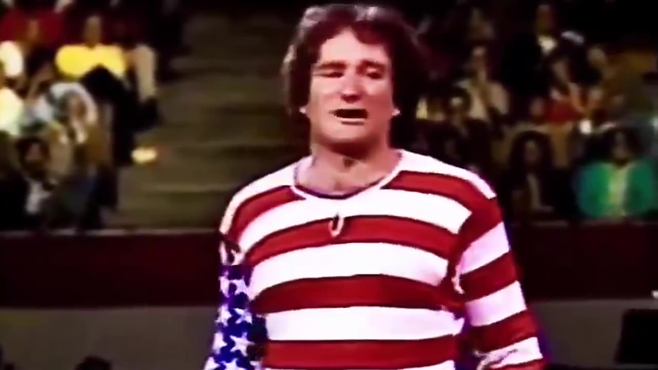 Robin Williams THE AMERICAN FLAG