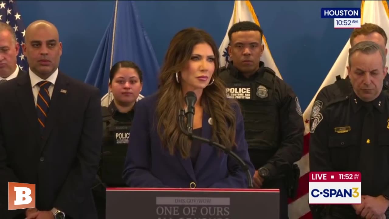 MOMENTS AGO: DHS Sec. Kristi Noem Holds News Conference...