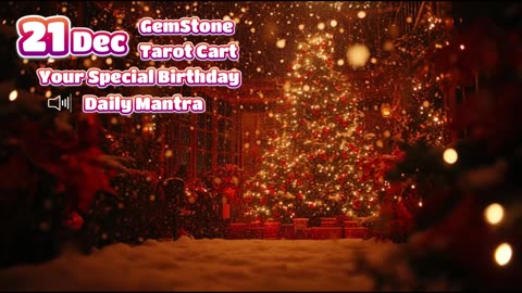 21 December 🌟 Your Special Personal Birthday Meaning December | Astrology • Tarot • Gemstones