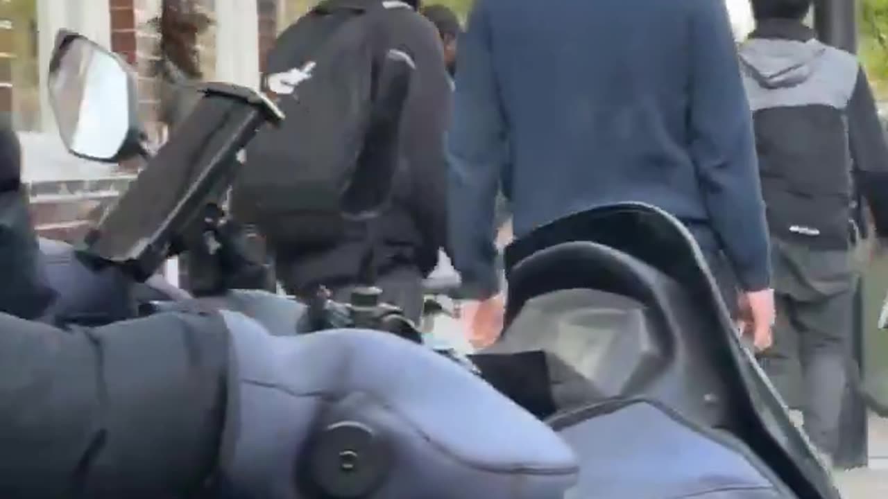 "New normal" scenes in "Modern London" yesterday.