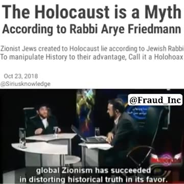 Fraudulent “Holocaust”