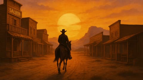 ⚡ Wild West Guitar | Cowboy Sunset Vibes