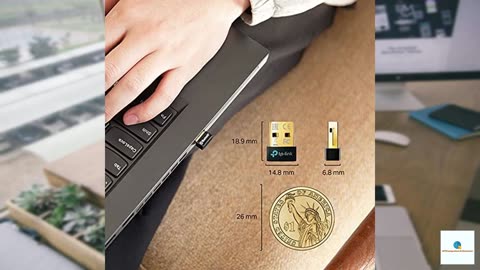 TP-Link USB Bluetooth Adapter for PC, Bluetooth 5.0/5.3 Dongle Receiver, Plug and Play, Na