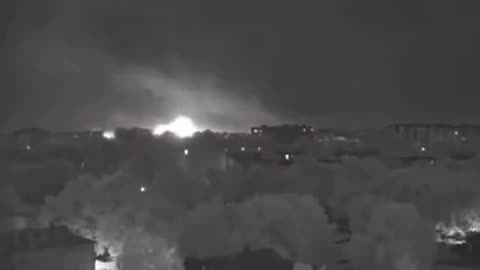 Russian Iskander Missile Strike on Chernihiv