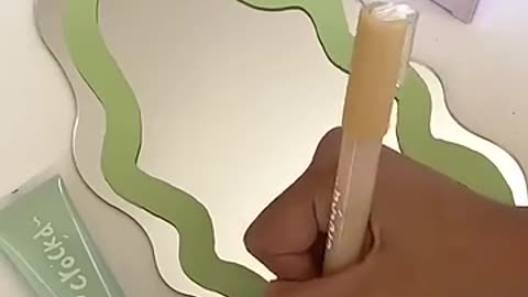 Viral: Craft Idea! DIY Painted Squiggle Mirror | Crockd Acrylic Pastel Paints +