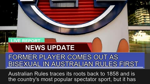Former Player Comes Out as Bisexual in Australian