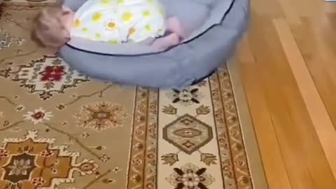 “This Baby’s Laugh = Instant Mood Boost 😂”